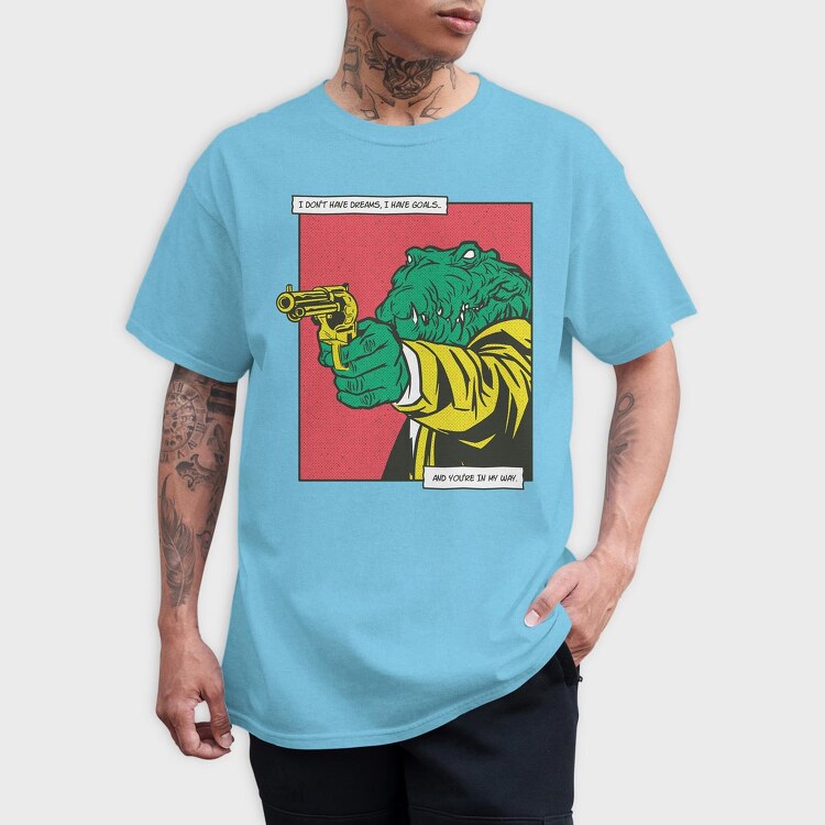 Alligator Pistol, Tricou Barbati (Unisex)