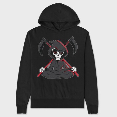 Grim Reaper, Hanorac Oversize Barbati (Unisex)