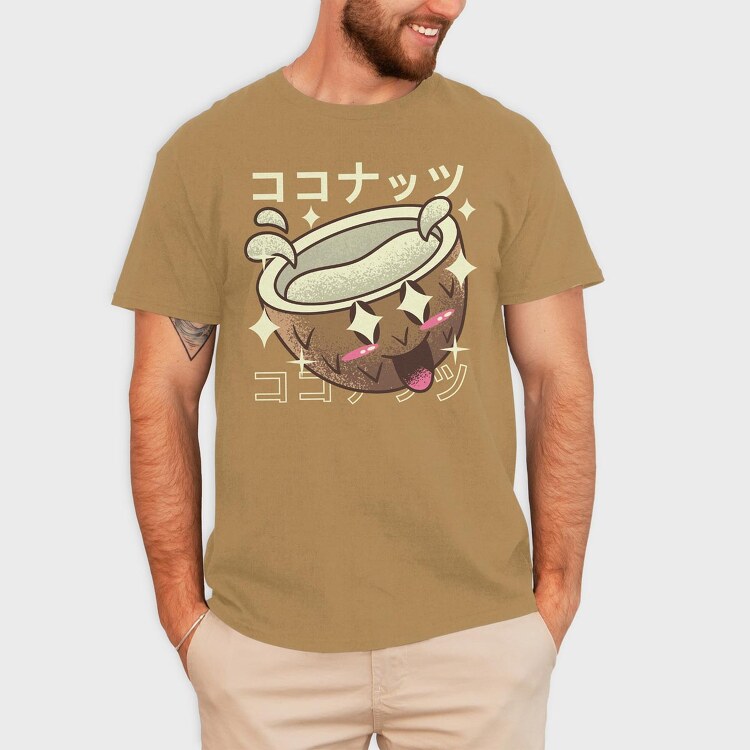 Coconut Crazy Kawaii, Tricou Barbati (Unisex)