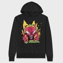 Demon Gamer, Hanorac Oversize Barbati (Unisex)