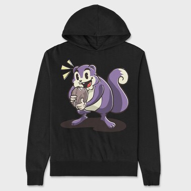Cute Squirrel, Hanorac Oversize Barbati (Unisex)