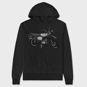 Bike, Hanorac Oversize Barbati (Unisex)