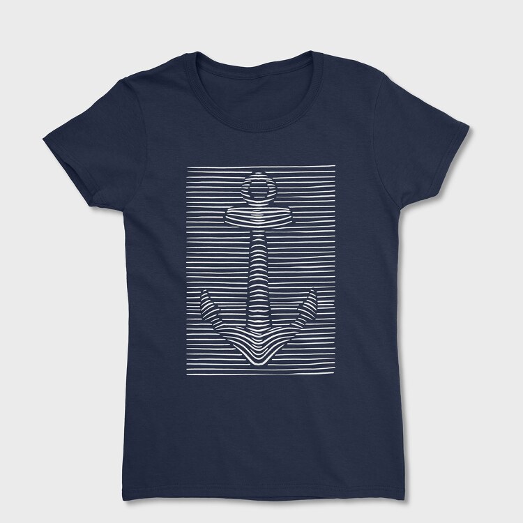 3D Illusion Anchor, Tricou Femei