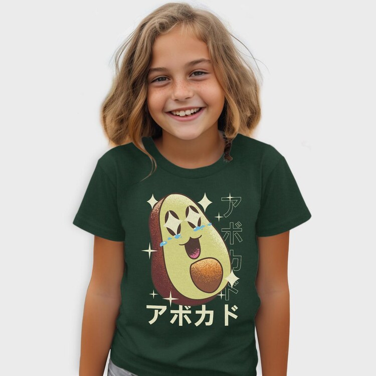 Avocado Crazy Kawaii, Tricou Copii