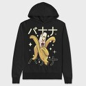 Banana Crazy Kawaii, Hanorac Oversize Barbati (Unisex)