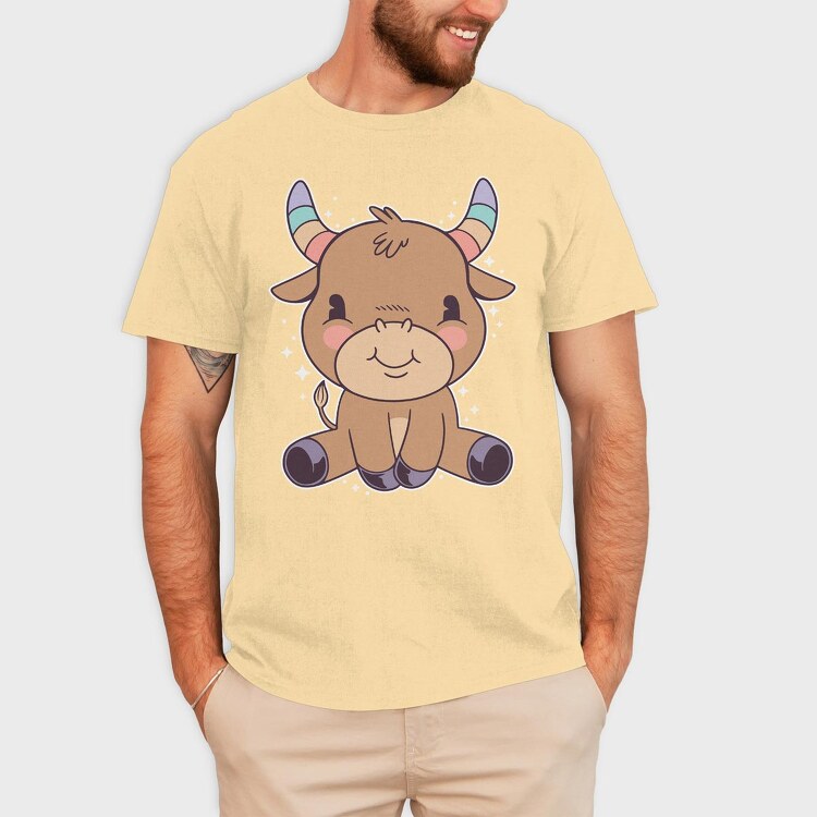 Cute Taurus, Tricou Barbati (Unisex)