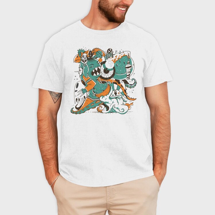 Creative Friday Monsters Camilo, Tricou Barbati (Unisex)