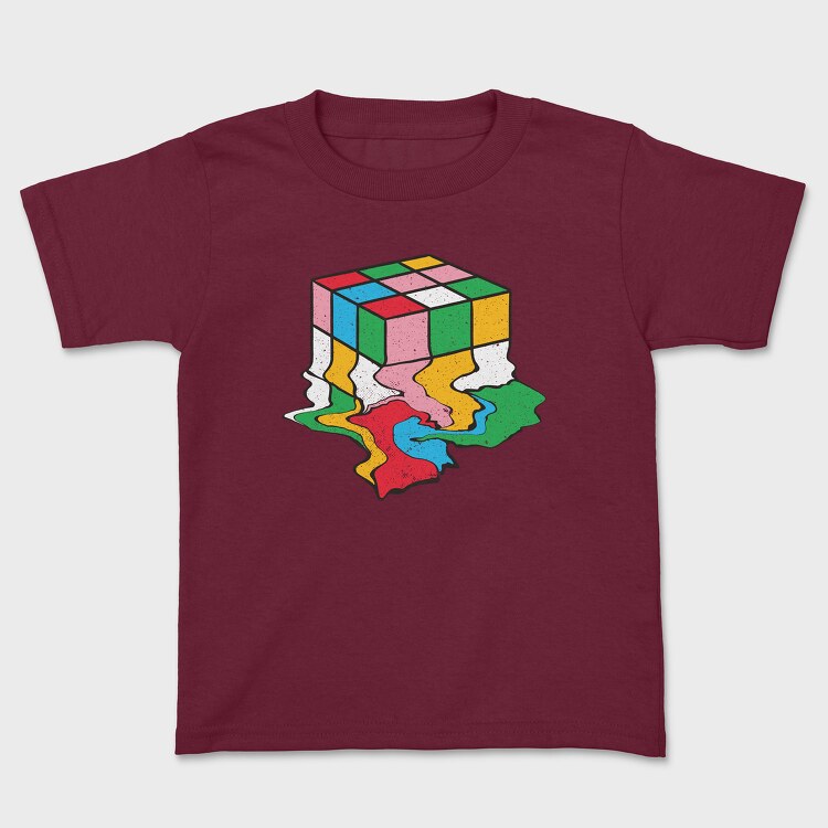 Melting Rubiks Cube, Tricou Copii