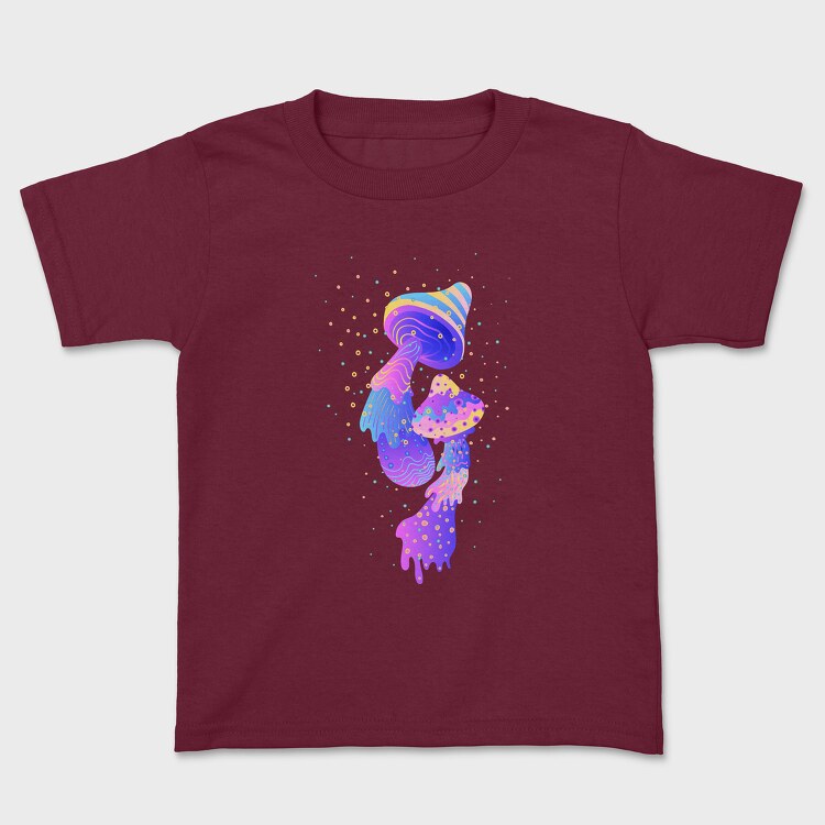 Psychedelics Mushrooms, Tricou Copii