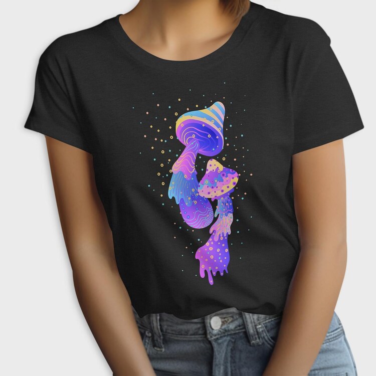 Psychedelics Mushrooms, Tricou Femei