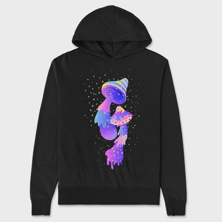Psychedelics Mushrooms, Hanorac Oversize Barbati (Unisex)