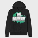 Wasd Keys, Hanorac Oversize Barbati (Unisex)