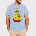 Illuminati Pizza, Tricou Barbati (Unisex)