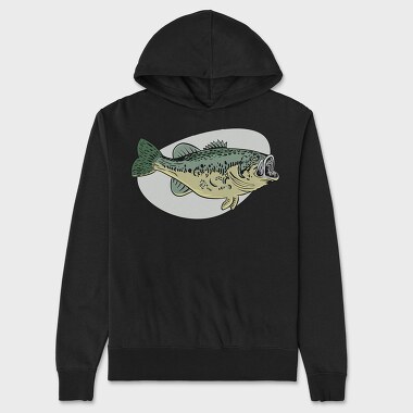 Bass Fish, Hanorac Oversize Barbati (Unisex)