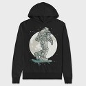 Astronaut Skate, Hanorac Oversize Barbati (Unisex)