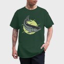 Fish Atlantic Salmon, Tricou Barbati (Unisex)