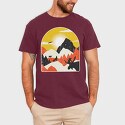 Mountains Wolf Moose, Tricou Barbati (Unisex)