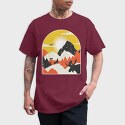 Mountains Wolf Moose, Tricou Barbati (Unisex)