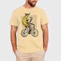 Banana Riding Bike, Tricou Barbati (Unisex)