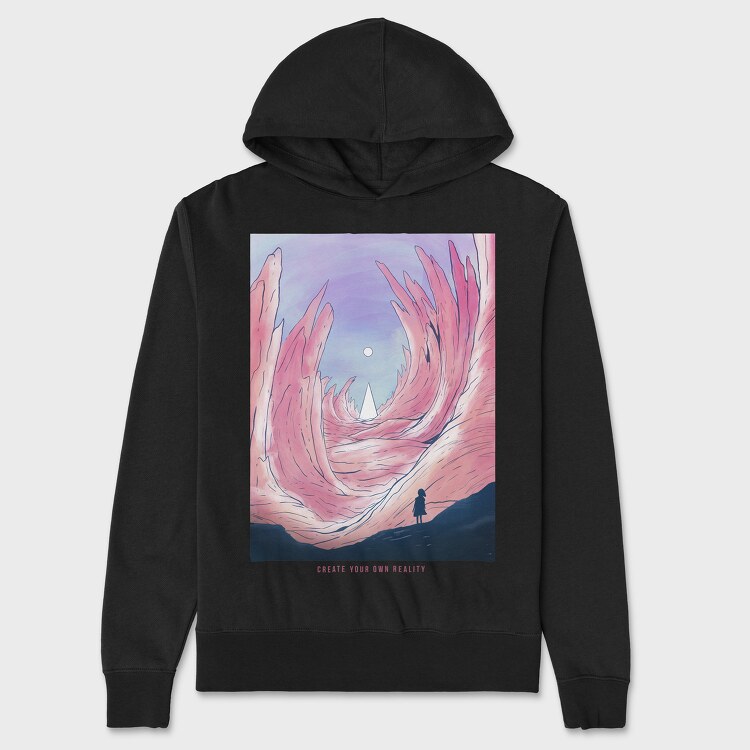 Fantasy_Landscape_02, Hanorac Oversize Barbati (Unisex)