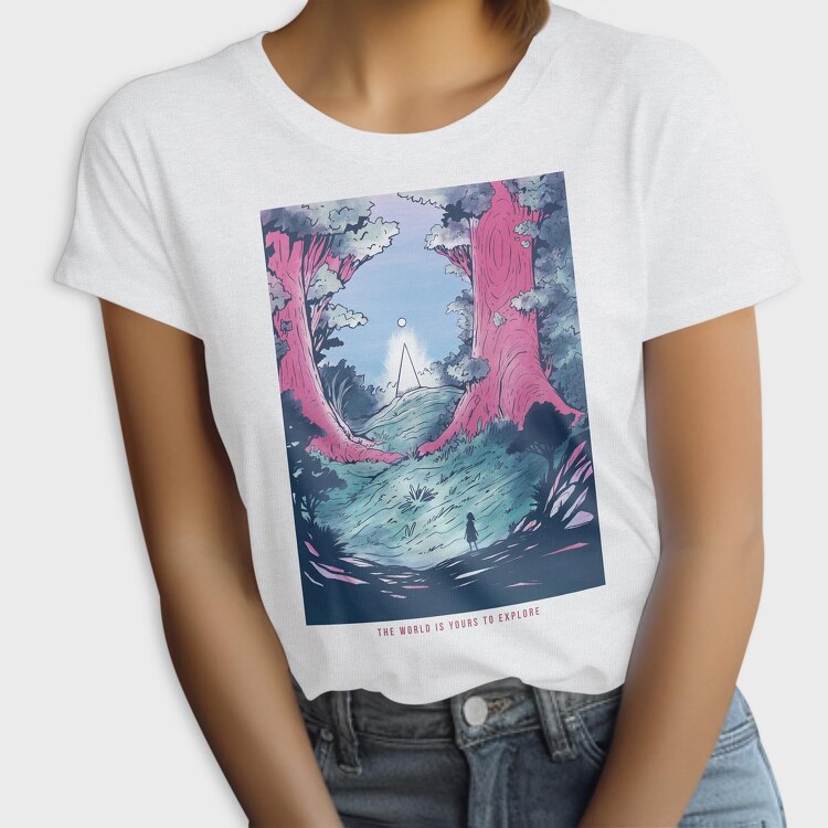 Fantasy_Landscape_03, Tricou Femei