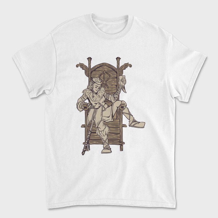 Viking Lady, Tricou Barbati (Unisex)